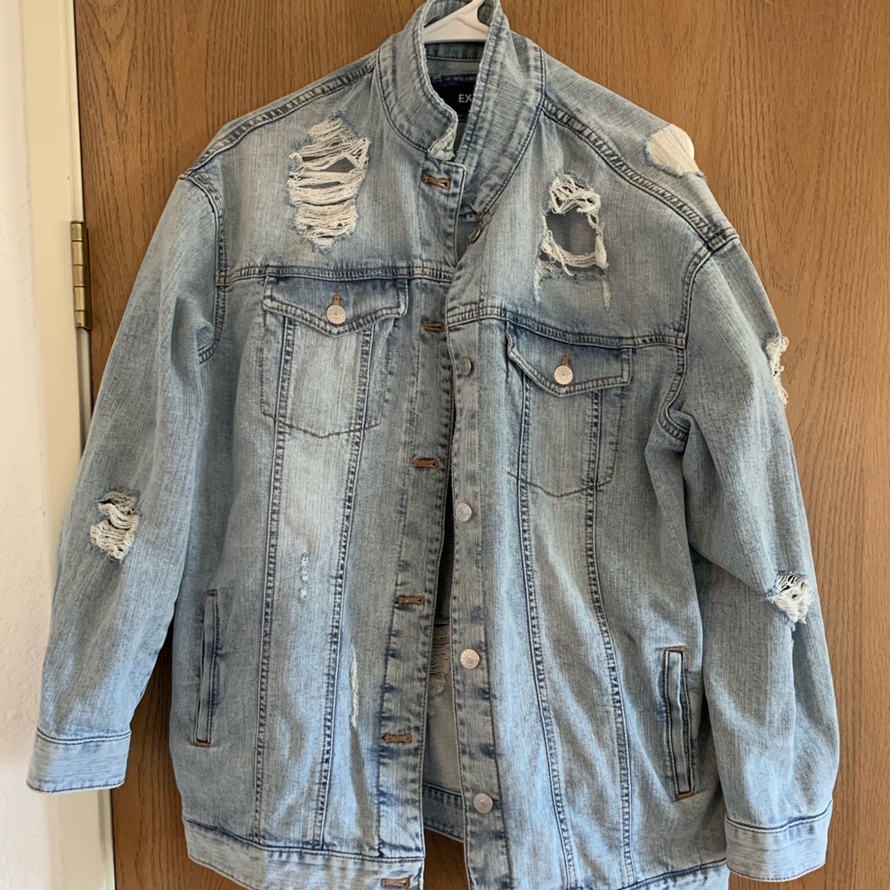 Distressed Jean Jacket